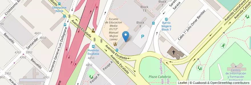 Mapa de ubicacion de Block 9, Villa Lugano en Arjantin, Ciudad Autónoma De Buenos Aires, Buenos Aires, Comuna 8.