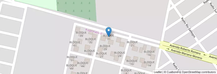 Mapa de ubicacion de BLOQUE 31 en الأرجنتين, Salta, Capital, Municipio De Salta, Salta.