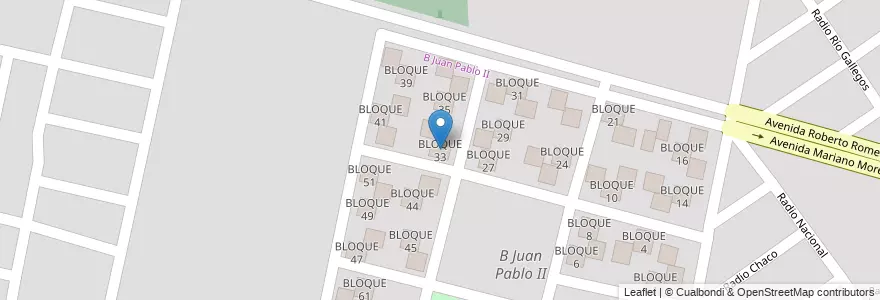 Mapa de ubicacion de BLOQUE 33 en الأرجنتين, Salta, Capital, Municipio De Salta, Salta.