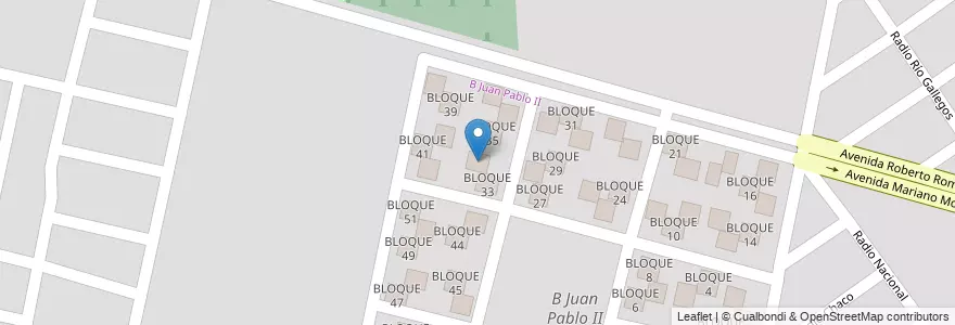 Mapa de ubicacion de BLOQUE 34 en 阿根廷, Salta, Capital, Municipio De Salta, Salta.