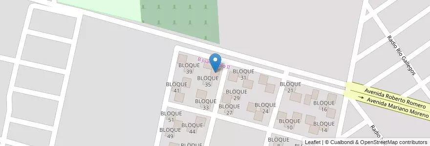 Mapa de ubicacion de BLOQUE 36 en الأرجنتين, Salta, Capital, Municipio De Salta, Salta.