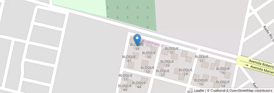 Mapa de ubicacion de BLOQUE 39 en آرژانتین, Salta, Capital, Municipio De Salta, Salta.