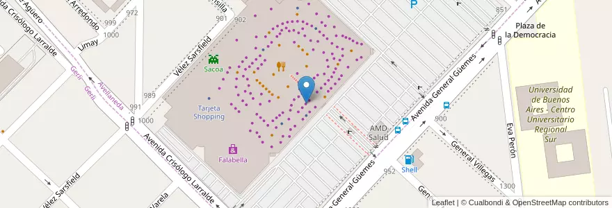 Mapa de ubicacion de Blue Spirit en الأرجنتين, بوينس آيرس, Partido De Avellaneda, Avellaneda.