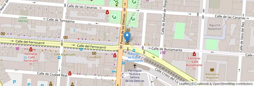 Mapa de ubicacion de BMN en Spagna, Comunidad De Madrid, Comunidad De Madrid, Área Metropolitana De Madrid Y Corredor Del Henares, Madrid.
