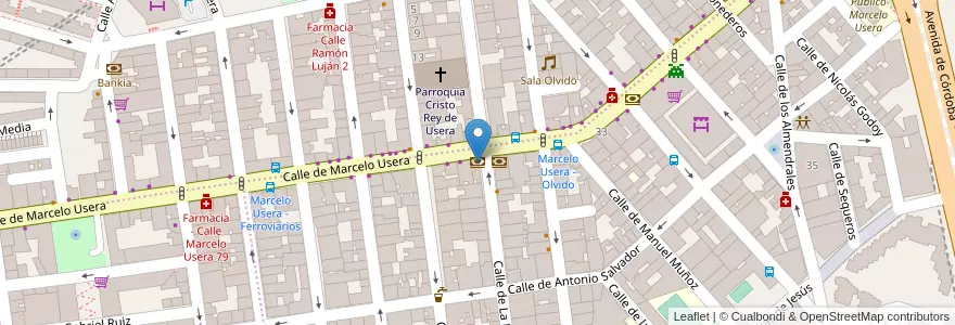 Mapa de ubicacion de BMN en Spain, Community Of Madrid, Community Of Madrid, Área Metropolitana De Madrid Y Corredor Del Henares, Madrid.