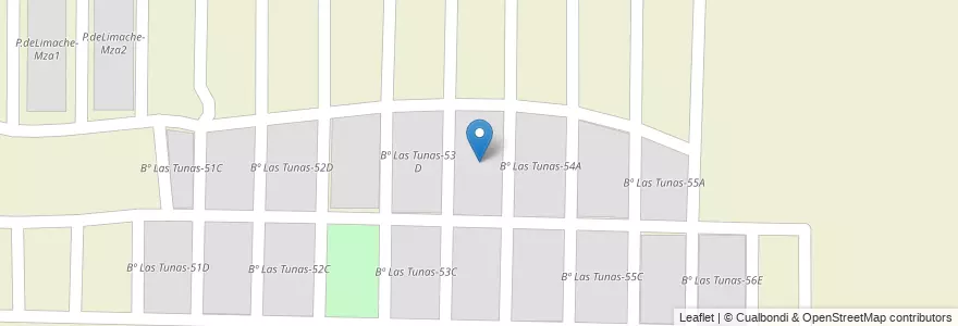 Mapa de ubicacion de Bº Las Tunas-53A en Argentinien, Salta, San José De Los Cerrillos.