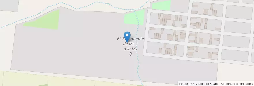 Mapa de ubicacion de Bº Remanente de Mz 1 a la Mz 8 en Argentina, Jujuy, Departamento Doctor Manuel Belgrano, Municipio De San Salvador De Jujuy, Alto Comedero.