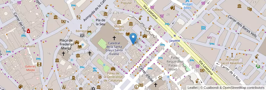 Mapa de ubicacion de BOBO Pulpín en Sepanyol, Catalunya, Barcelona, Barcelonès, Barcelona.