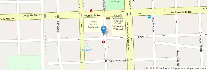 Mapa de ubicacion de Bocados en Argentine, Tucumán, Departamento Río Chico, Aguilares, Municipio De Aguilares.