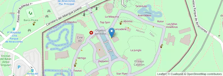 Mapa de ubicacion de Bocatas El Templete en 스페인, Comunidad De Madrid, Comunidad De Madrid, Área Metropolitana De Madrid Y Corredor Del Henares, 마드리드.