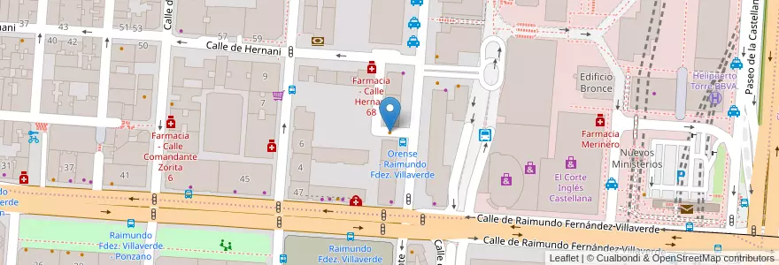 Mapa de ubicacion de Bocatas y + en Spain, Community Of Madrid, Community Of Madrid, Área Metropolitana De Madrid Y Corredor Del Henares, Madrid.