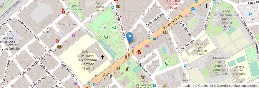 Mapa de ubicacion de Bodega Chus en Spanien, Kastilien Und León, Salamanca, Campo De Salamanca, Salamanca.