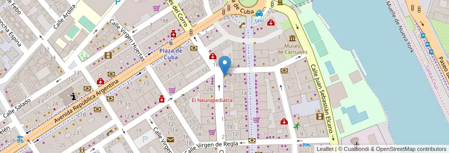 Mapa de ubicacion de Bodega Consolacion en Spanien, Andalusien, Sevilla, Sevilla.