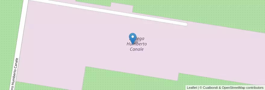 Mapa de ubicacion de Bodega Humberto Canale en 阿根廷, 内格罗河省, General Roca, Departamento General Roca.