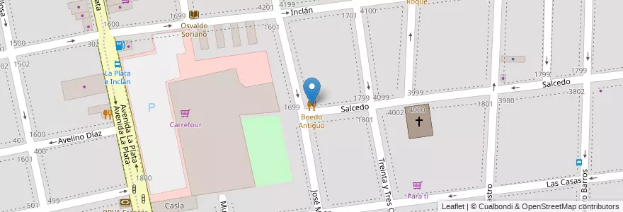 Mapa de ubicacion de Boedo Antiguo, Boedo en Argentinië, Ciudad Autónoma De Buenos Aires, Comuna 5, Buenos Aires.