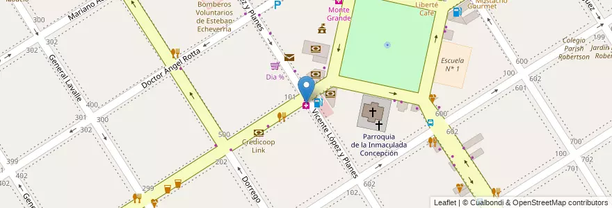 Mapa de ubicacion de Boggian en Arjantin, Buenos Aires, Partido De Esteban Echeverría, Monte Grande.