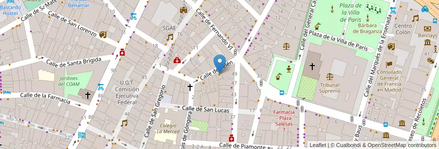 Mapa de ubicacion de Bogotá en İspanya, Comunidad De Madrid, Comunidad De Madrid, Área Metropolitana De Madrid Y Corredor Del Henares, Madrid.
