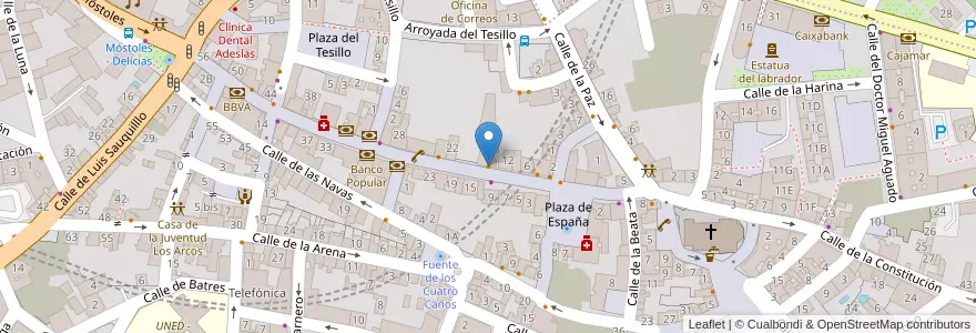 Mapa de ubicacion de Boise en Spanien, Autonome Gemeinschaft Madrid, Autonome Gemeinschaft Madrid, Área Metropolitana De Madrid Y Corredor Del Henares, Fuenlabrada.