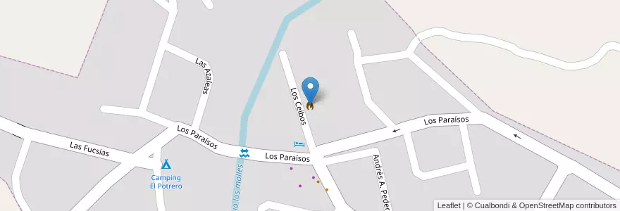 Mapa de ubicacion de Bomberos Potrero de los Funes en 阿根廷, San Luis, Juan Martín De Pueyrredón, Comisión Municipal De Potrero De Los Funes, Potrero De Los Funes.