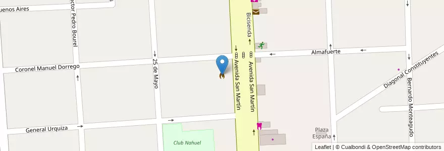 Mapa de ubicacion de Bomberos Voluntarios en アルゼンチン, ブエノスアイレス州, Partido De Florencio Varela, Florencio Varela.