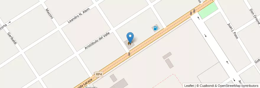 Mapa de ubicacion de Bomberos Voluntarios-Claypole en Argentina, Buenos Aires, Partido De Almirante Brown, Claypole.