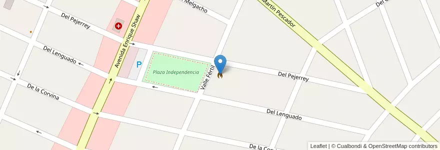 Mapa de ubicacion de Bomberos Voluntarios de Pinamar en Аргентина, Буэнос-Айрес, Partido De Pinamar.
