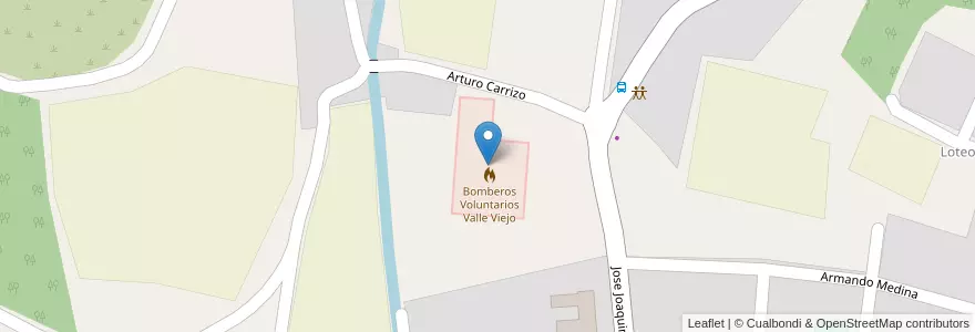 Mapa de ubicacion de Bomberos Voluntarios Valle Viejo en Аргентина, Катамарка, Departamento Valle Viejo, Municipio De Valle Viejo, Villa Dolores.