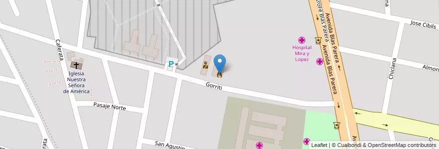Mapa de ubicacion de Bomberos Zapadores de Santa Fe en الأرجنتين, سانتا في, إدارة العاصمة, سانتا في العاصمة, سانتا في.