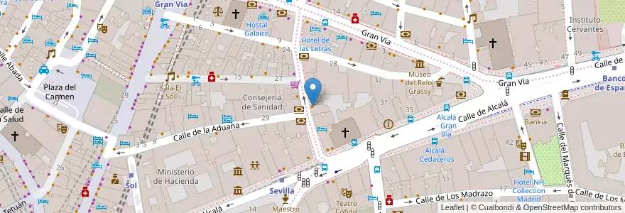 Mapa de ubicacion de Bon Appetit en İspanya, Comunidad De Madrid, Comunidad De Madrid, Área Metropolitana De Madrid Y Corredor Del Henares, Madrid.