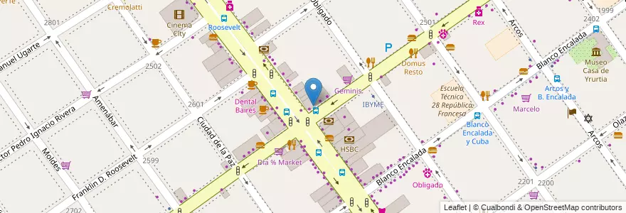 Mapa de ubicacion de Bonafide, Belgrano en アルゼンチン, Ciudad Autónoma De Buenos Aires, ブエノスアイレス, Comuna 13.