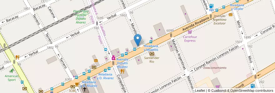 Mapa de ubicacion de Bonafide, Caballito en Argentina, Ciudad Autónoma De Buenos Aires, Comuna 7, Buenos Aires, Comuna 6.