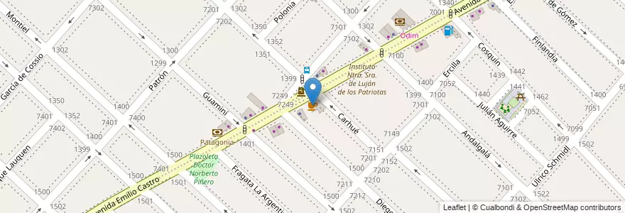 Mapa de ubicacion de Bonafide, Mataderos en آرژانتین, Ciudad Autónoma De Buenos Aires, Buenos Aires.