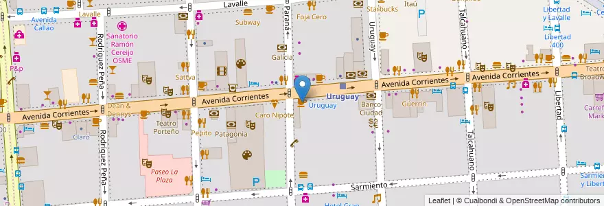 Mapa de ubicacion de Bonafide, San Nicolas en الأرجنتين, Ciudad Autónoma De Buenos Aires, Comuna 1, Buenos Aires.
