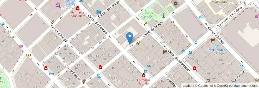 Mapa de ubicacion de Bond Café en España, Catalunya, Barcelona, Barcelonès, Barcelona.