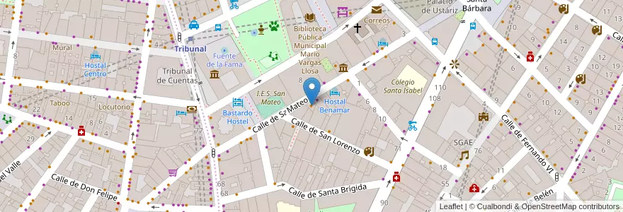 Mapa de ubicacion de Boomerang en Espagne, Communauté De Madrid, Communauté De Madrid, Área Metropolitana De Madrid Y Corredor Del Henares, Madrid.