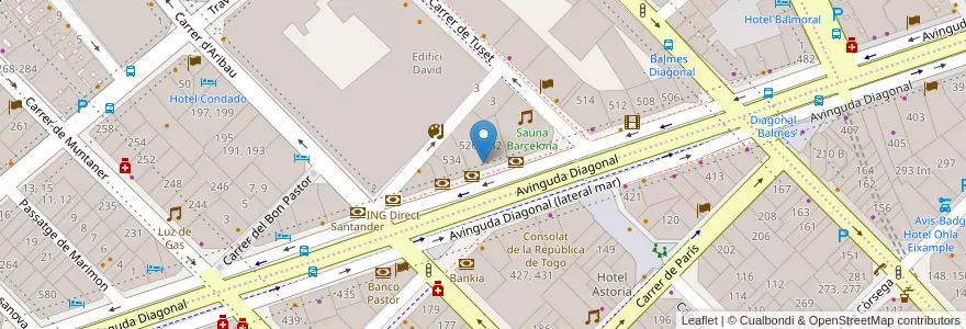 Mapa de ubicacion de Boost en İspanya, Catalunya, Barcelona, Barcelonès, Barcelona.