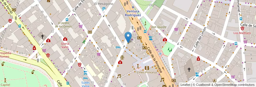 Mapa de ubicacion de Bora Bora en Испания, Мадрид, Мадрид, Área Metropolitana De Madrid Y Corredor Del Henares, Мадрид.