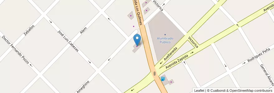 Mapa de ubicacion de Borgo S.A. en Arjantin, Buenos Aires, Partido De Quilmes, Bernal.