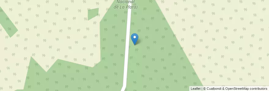 Mapa de ubicacion de Bosque de Santa Catalina (Universidad Nacional de La Plata) en アルゼンチン, ブエノスアイレス州, Partido De Lomas De Zamora, Llavallol.