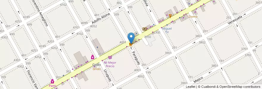Mapa de ubicacion de Boss Caffe en Arjantin, Buenos Aires, Partido De Vicente López, Vicente López.