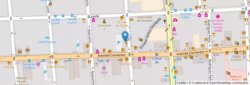 Mapa de ubicacion de Boston, Balvanera en الأرجنتين, Ciudad Autónoma De Buenos Aires, Comuna 3, Buenos Aires.
