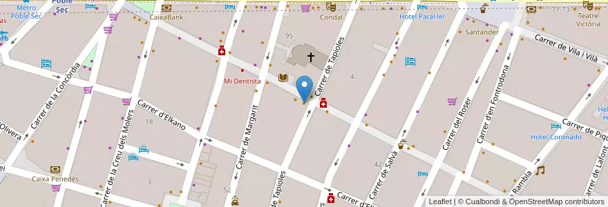 Mapa de ubicacion de Bota Bar en 西班牙, Catalunya, Barcelona, Barcelonès, Barcelona.