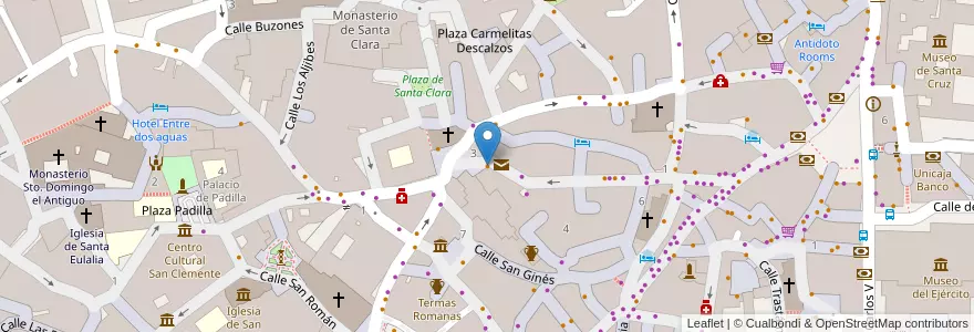 Mapa de ubicacion de Botanic Bar Legendario en Espanha, Castela-Mancha, Toledo, Toledo, Toledo.