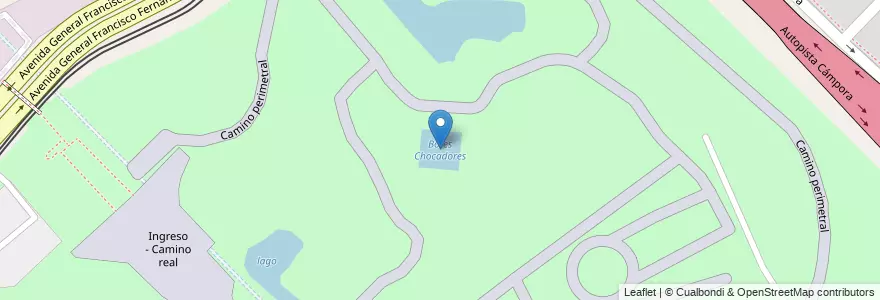 Mapa de ubicacion de Botes Chocadores, Villa Soldati en アルゼンチン, Ciudad Autónoma De Buenos Aires, ブエノスアイレス, Comuna 8.