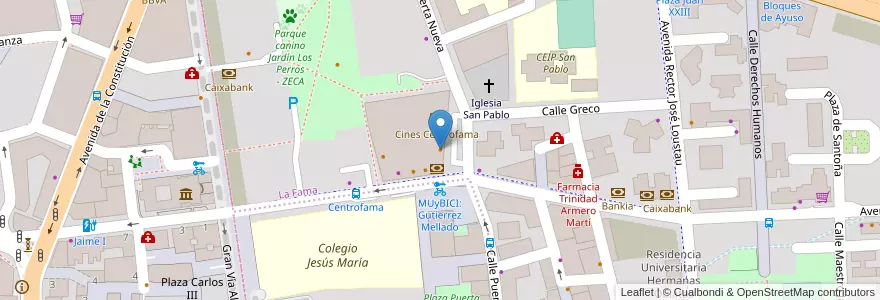 Mapa de ubicacion de Boutique en Spagna, Región De Murcia, Región De Murcia, Área Metropolitana De Murcia, Murcia.