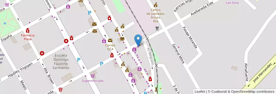 Mapa de ubicacion de Boutique "Cecilia" en Arjantin, Córdoba, Departamento Cruz Del Eje, Municipio De Cruz Del Eje, Pedanía Cruz Del Eje, Cruz Del Eje.