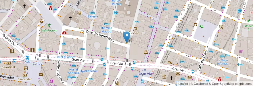 Mapa de ubicacion de Boyberry Gay Bar en スペイン, マドリード州, Comunidad De Madrid, Área Metropolitana De Madrid Y Corredor Del Henares, Madrid.