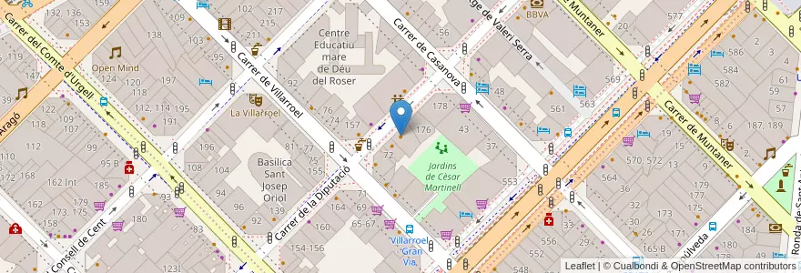 Mapa de ubicacion de Boys Bar BCN en Espagne, Catalogne, Barcelone, Barcelonais, Barcelone.