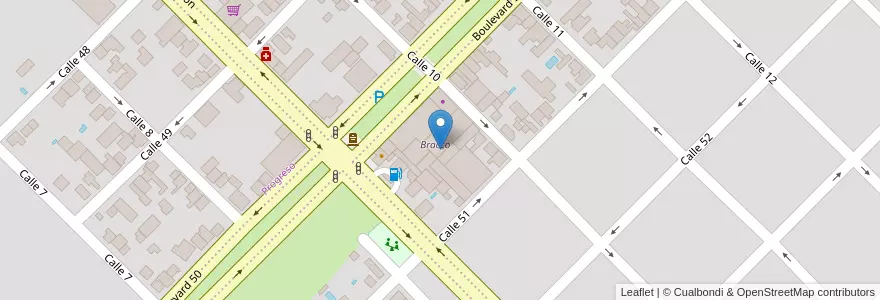 Mapa de ubicacion de Bracco en Arjantin, Buenos Aires, Partido De Colón, Colón.