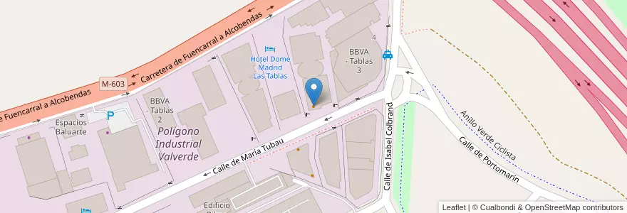Mapa de ubicacion de Braddock en España, Comunidad De Madrid, Comunidad De Madrid, Área Metropolitana De Madrid Y Corredor Del Henares, Madrid.